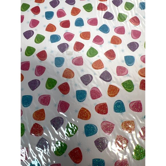 1 (ONE) SHEET Gumdrop Glitter heavy Cardstock Paper By Recollections - Picture 2 of 3